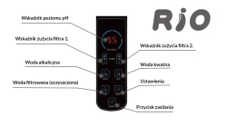 Jonizator wody alkalicznej przepływowy - Podblatowy EOS RIO 